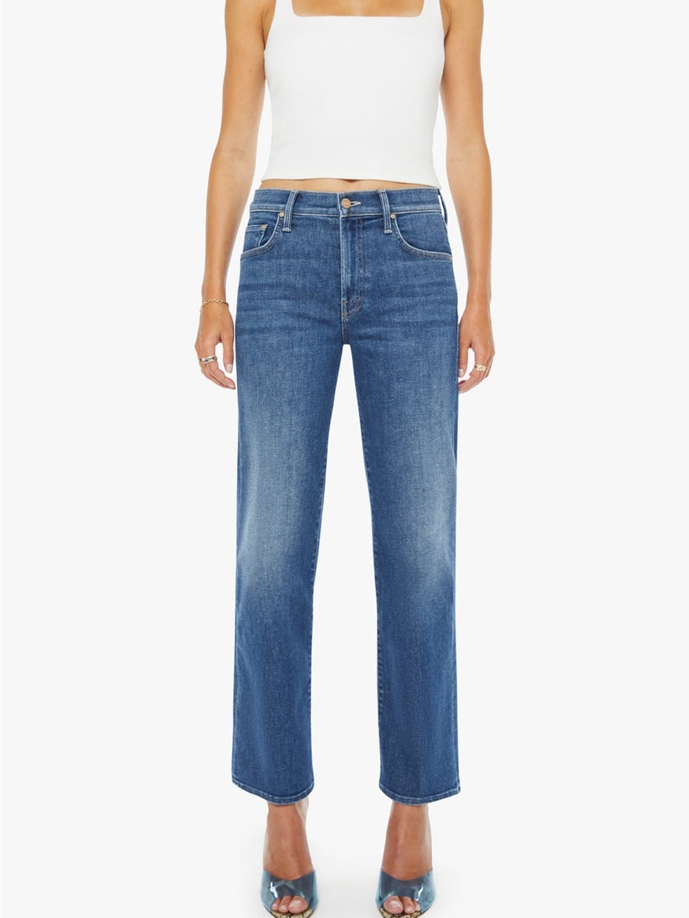 MOTHER Mid Rise Rambler Jeans